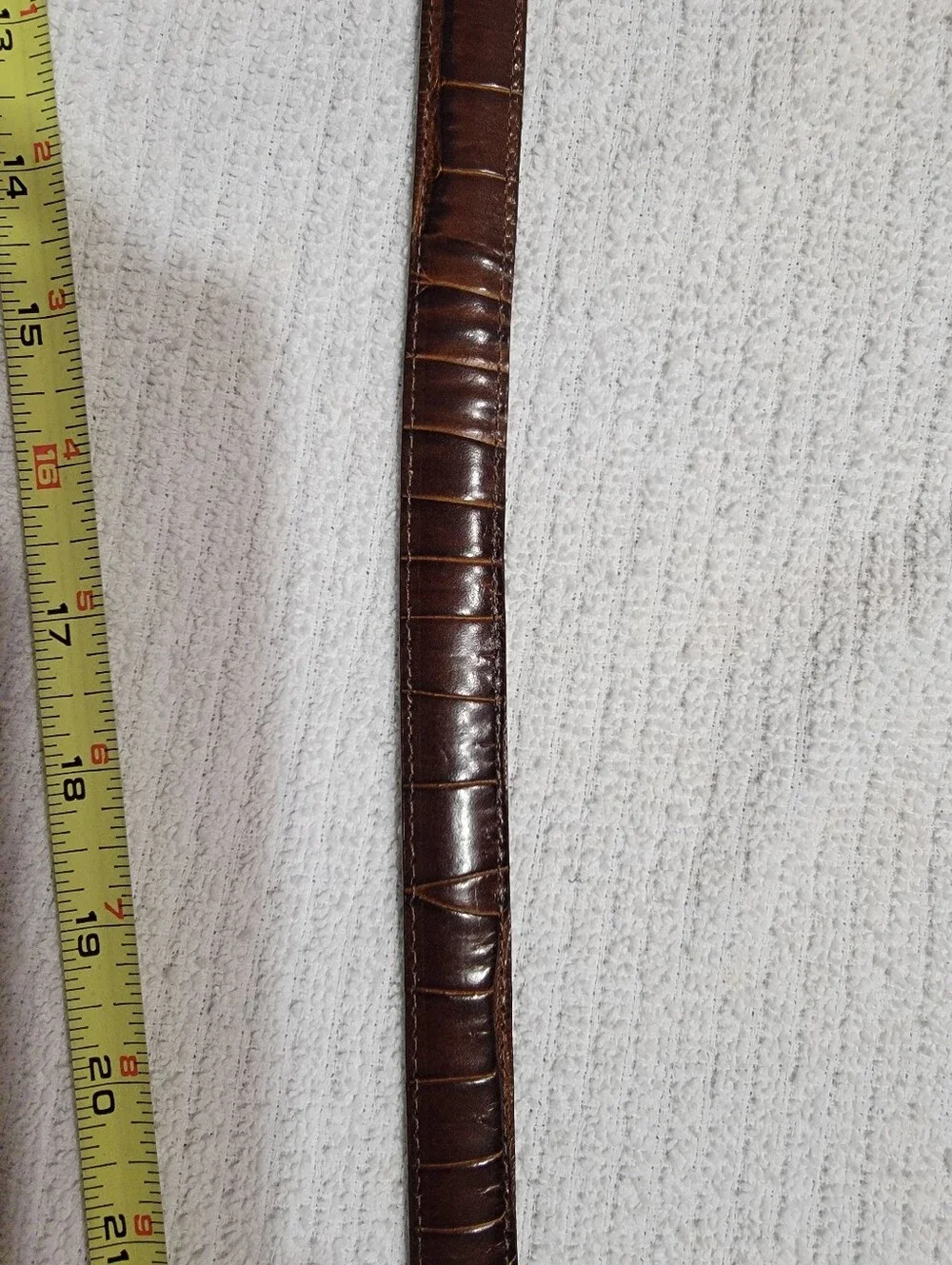 Vintage Brighton Dark Brown Leather Women’s Belt with Brass Buckleomen EUC